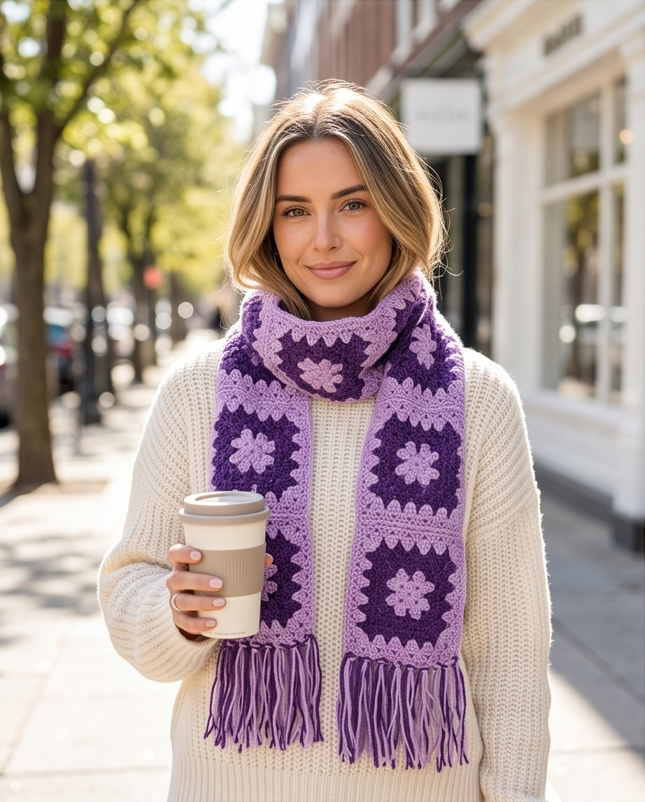 Orchid Mist Scarf