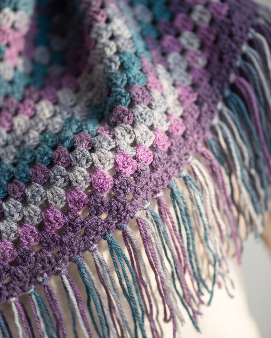 Heather Harmony Shawl