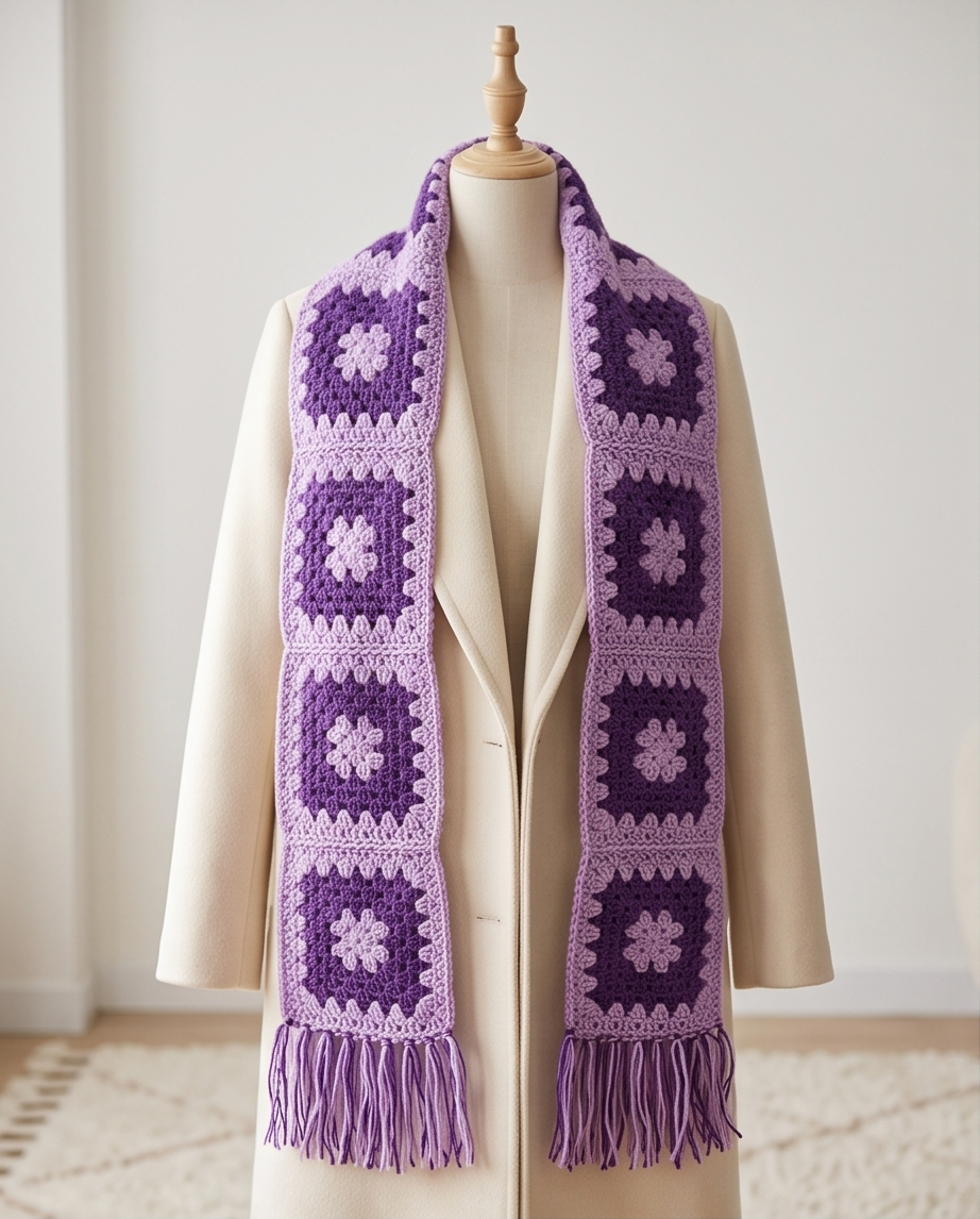 Orchid Mist Scarf