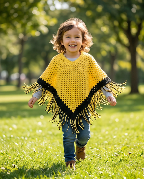 Bumblebee Kids Poncho